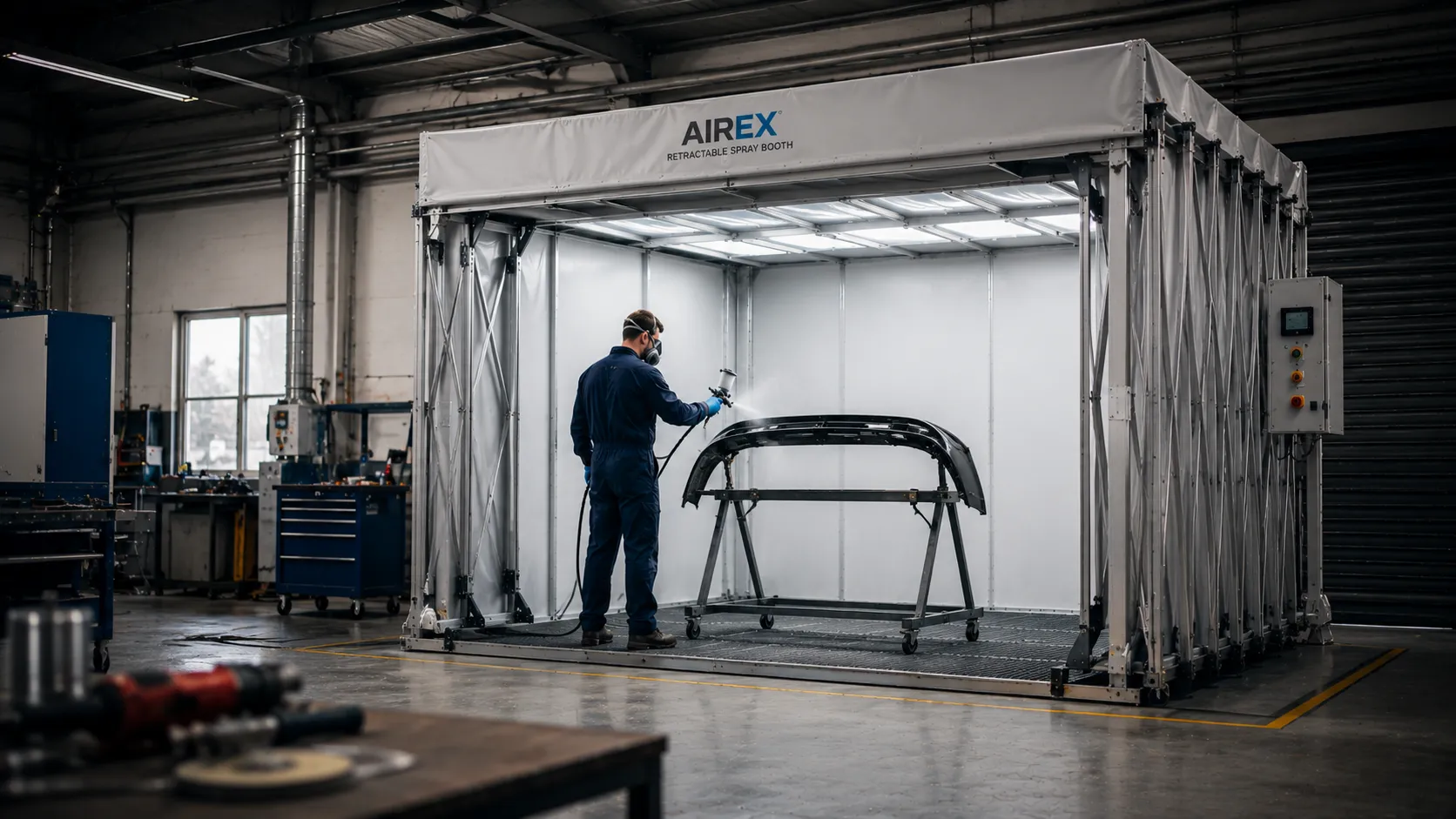 Retractable Spray Booths: Space-Saving Solutions for Industrial Use